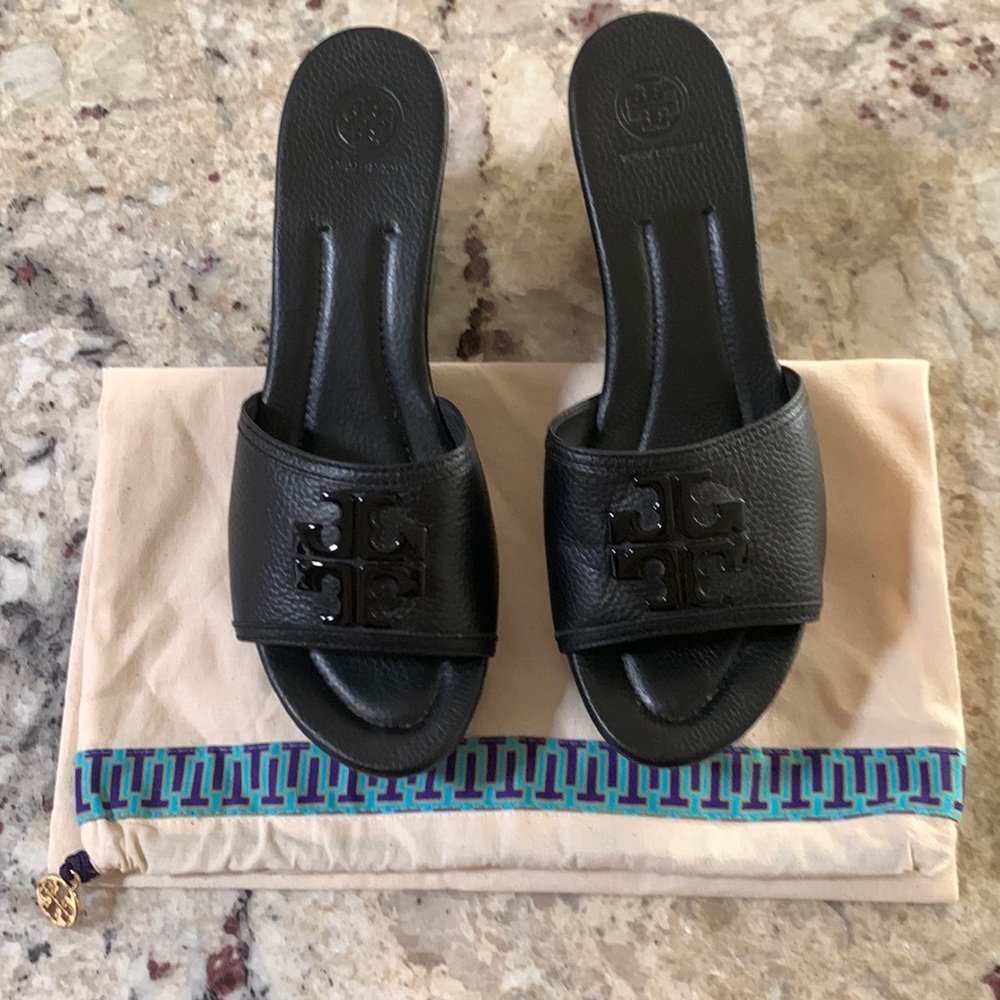Tory Burch platform slide shoe